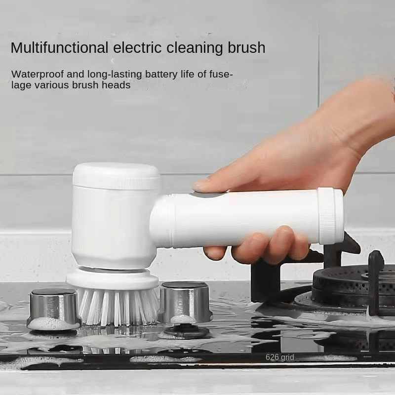 1 Pc Multifunctional Electric Cleaning Brush, Shoe Washing Brush, Universal  Household Pot Washing Brush, Cordless Scrubber Washing Tool For Sink Bathr