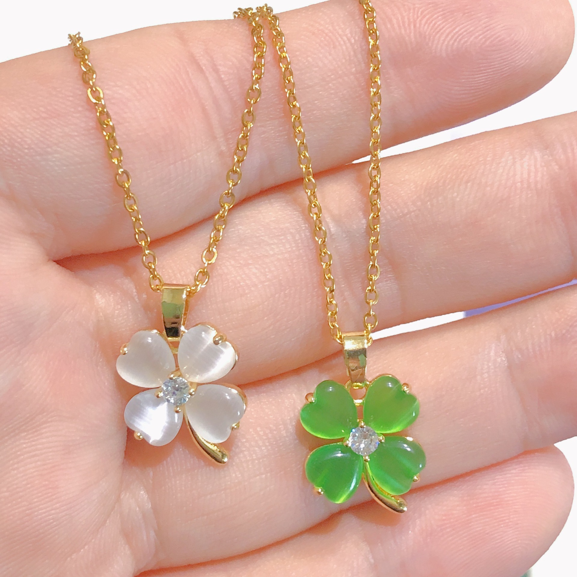 Lucky Clover Multilayer Leather Bracelet Set