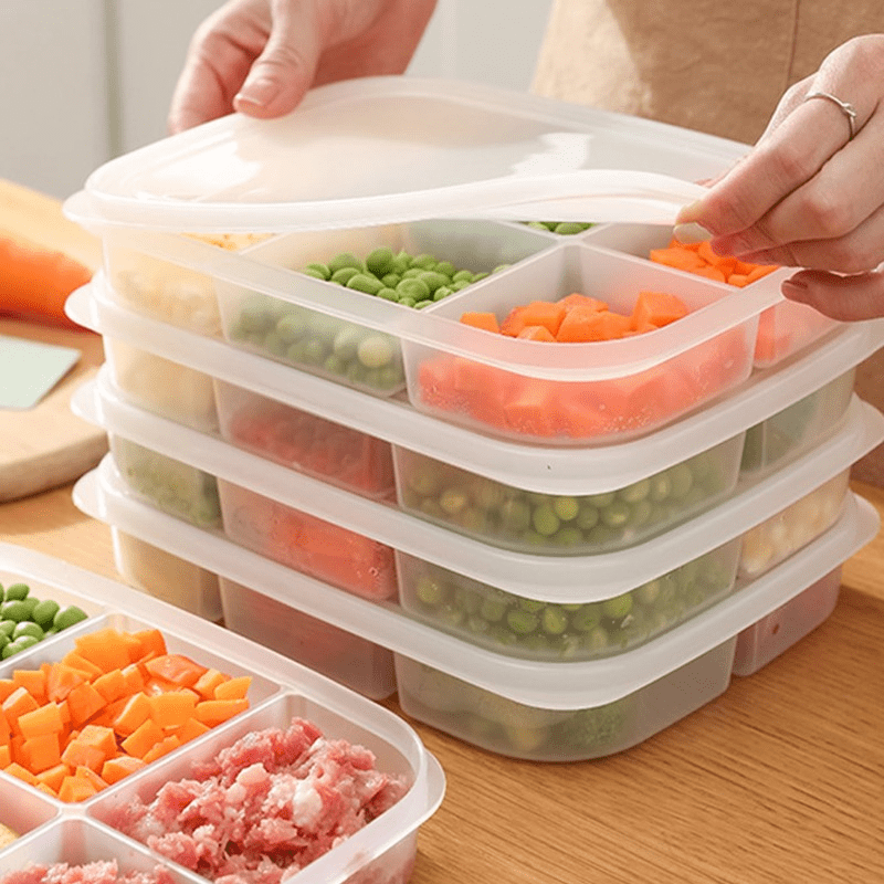 Dumpling Storage Containers With Lids Fridge Freezer Timer Multi