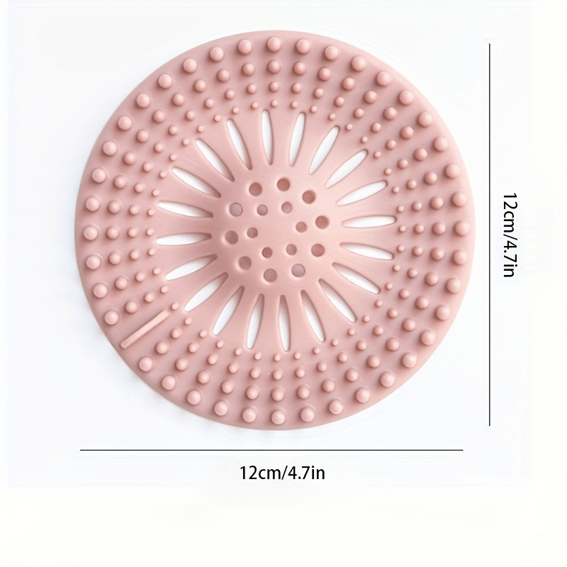 Bathroom Hair Catcher, Shower Drain Cover, Universal Sink Strainer, Hollow  Out Drain Stopper Cover, Plain Color Drain Cover For For Bathroom Bathtub,  Easy To Install And Clean, Bathroom Accessories - Temu