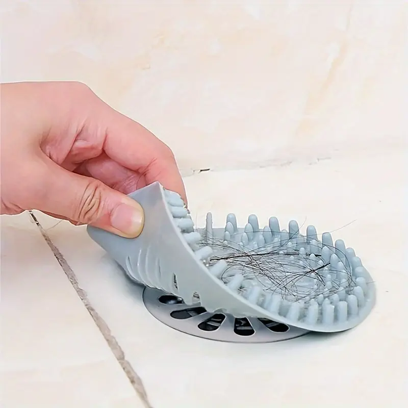 Sink Drain Hair Catcher, Multifunction Drain Cover Filter, Bathtub Drain  Protector For Shower, Simple Plain Color Hollow Out Hair Collector Drain  Strainer For Household, Bathroom Tools - Temu