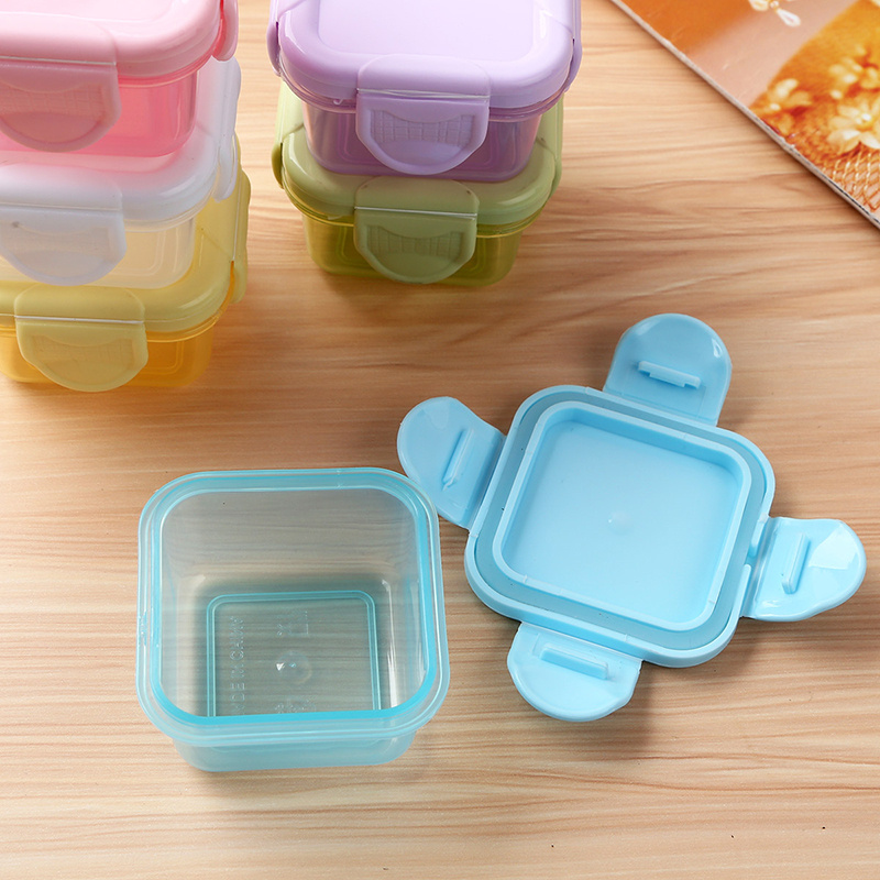 Silicone Food Storage Containers With Lids For Baby Food, Fruits