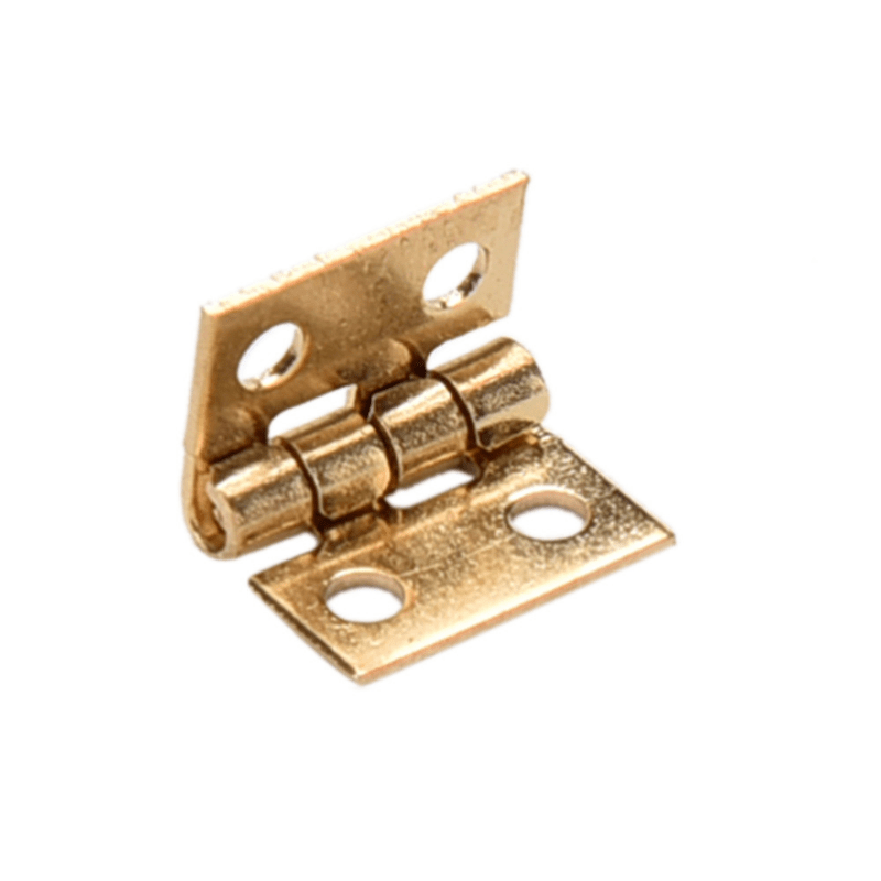 Brass Plated Steel Small Jewelry Box Hinge