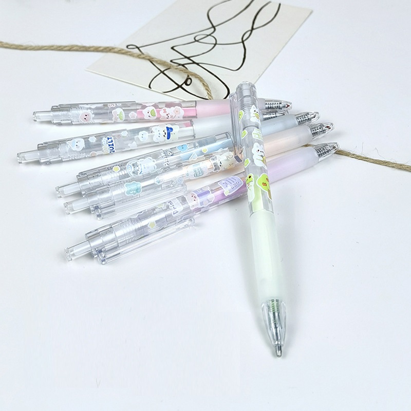 6pcs Press Dot Glue Pen Quick drying Applicator 1mm