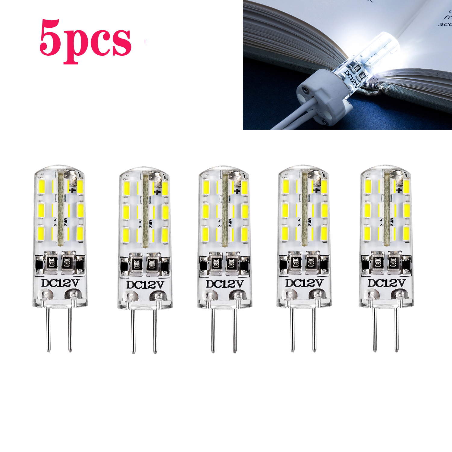 10pcs / 5pcs Ampoule LED G4, Lumières À Base JC Bi-Pin Angle De