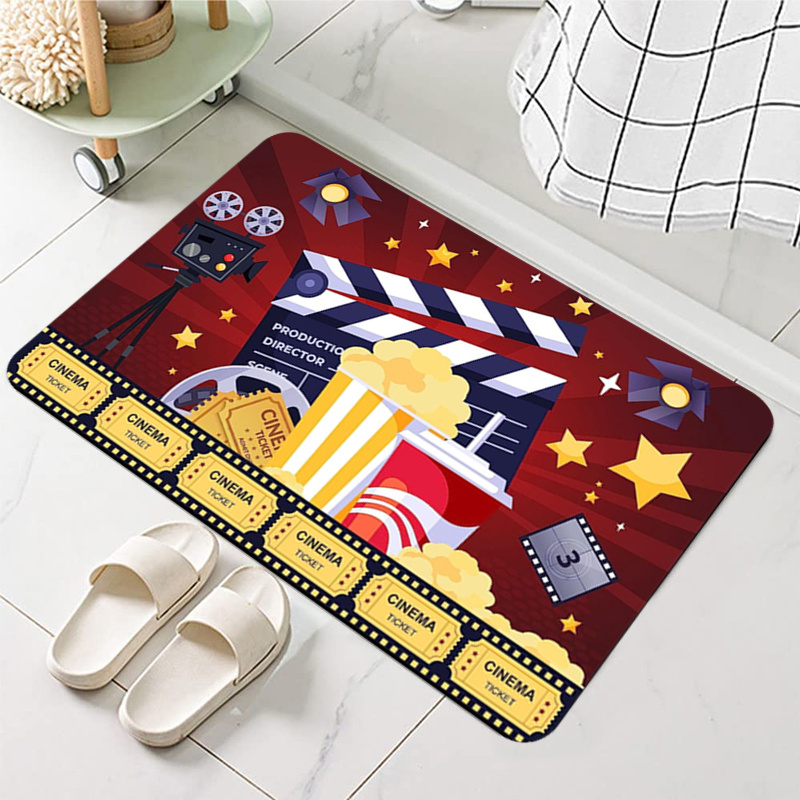 Home Area Runner Rug Pad Cinema Movie Theater Film Drama Thickened