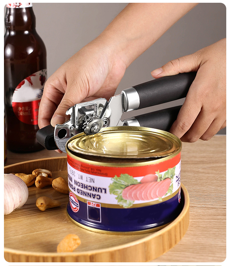 Can Opener, Three-in-one Manual Can Opener, Lid Opener