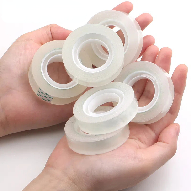 Stationery Tape Width Office Transparent Tape Diy Packaging - Temu