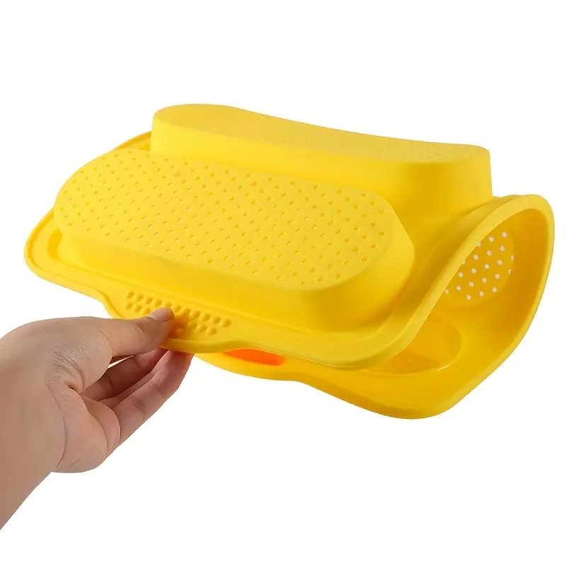 4 Cavity Silicone Bread Mold - Non-stick Baguette Baking Pan For