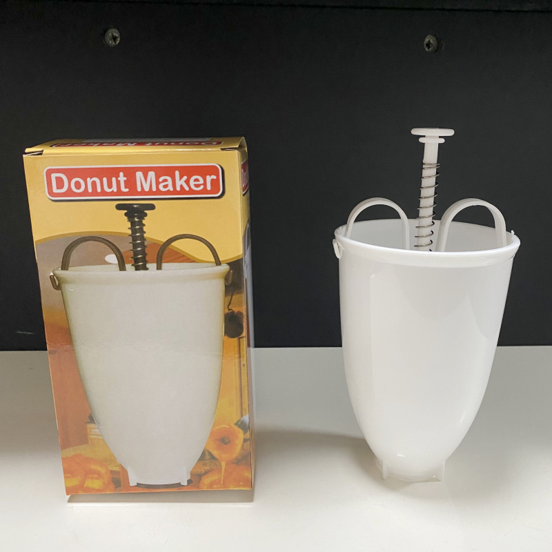 Diy Donut Maker Dispenser, Food Grade Donut Making Mold, Doughnut Maker Diy  Milking Dessert Baking Mold, Plastic Donut Maker, Kitchen Baking Tools -  Temu