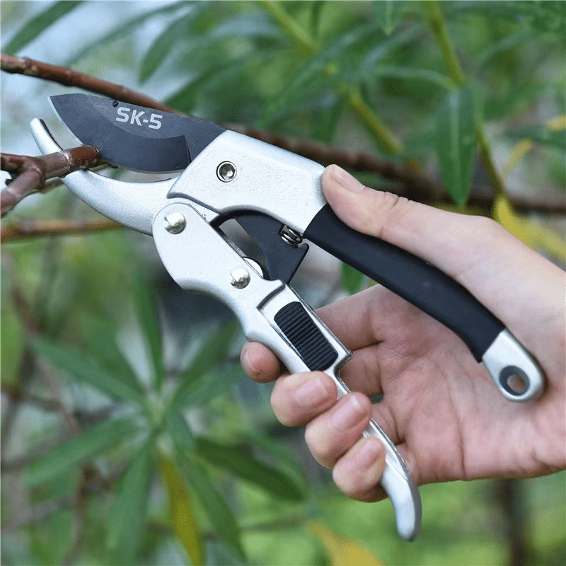 Garden Hand Pruner With SK5 Steel Blades Pruning Shear Garden Cutting Tools  For Tree Trimmers Orchard Shears