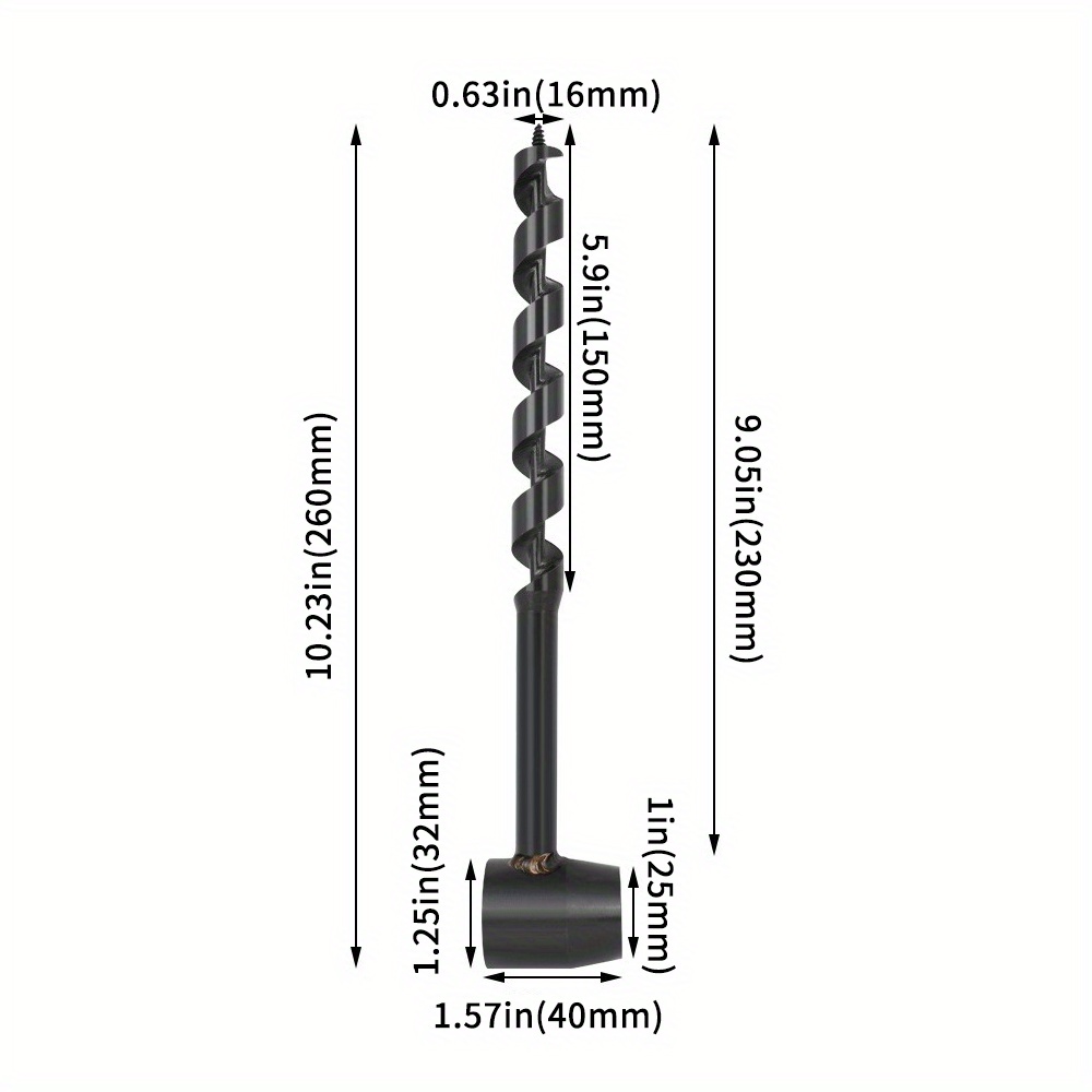 Scotch Eye Wood Auger Drill Bit Perfect Manual Addition To - Temu