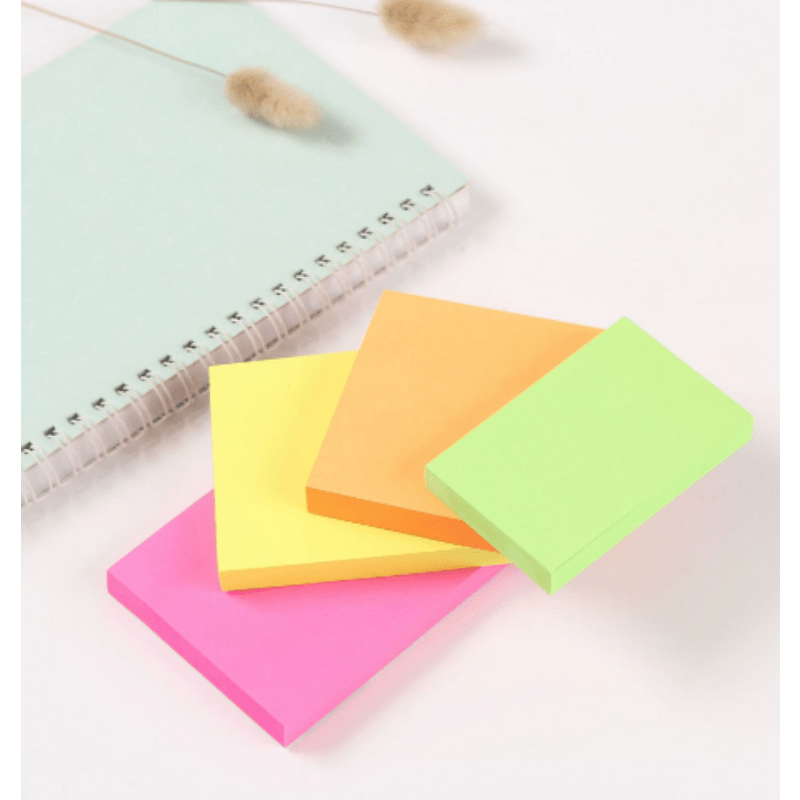 Sticky Notes bright Colors Self stick Pads Easy To Post For - Temu