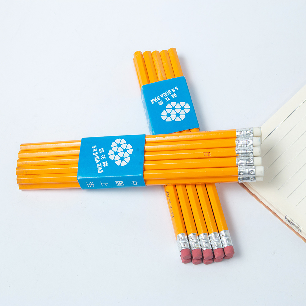 Crayons en bois HB en forme de Football, avec gomme pour étudiants, crayons  de dessin, papeterie d'écriture scolaire, 10 pièces - Temu France