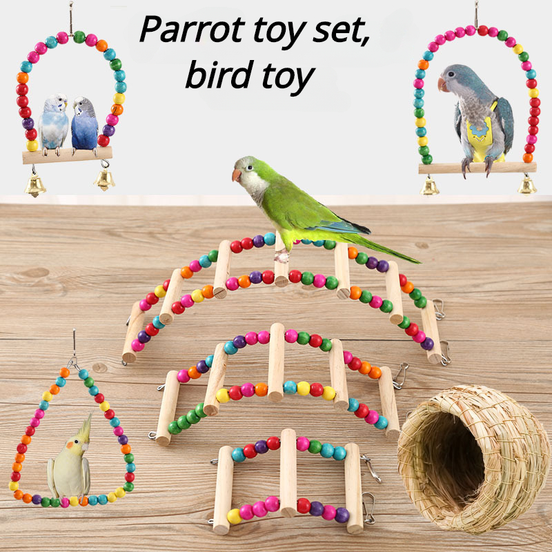 Diy best sale bird swing