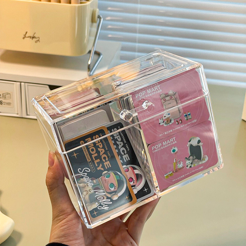 Acrylic Photocard Storage Containers Picture Box Picture Storage