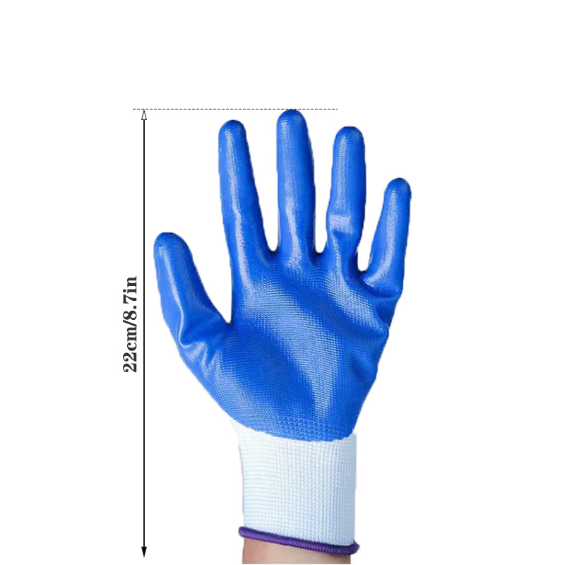 Ultra thin Safety Work Gloves Excellent Grip Knit Wrist Cuff - Temu