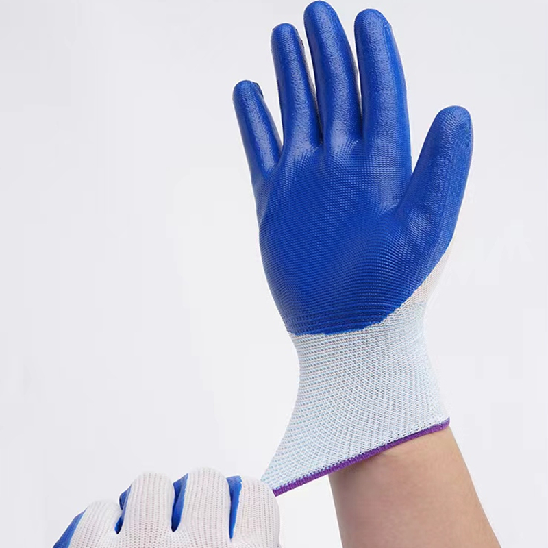 Safety Work Gloves Seamless Knit Nylon Gloves Micro - Temu