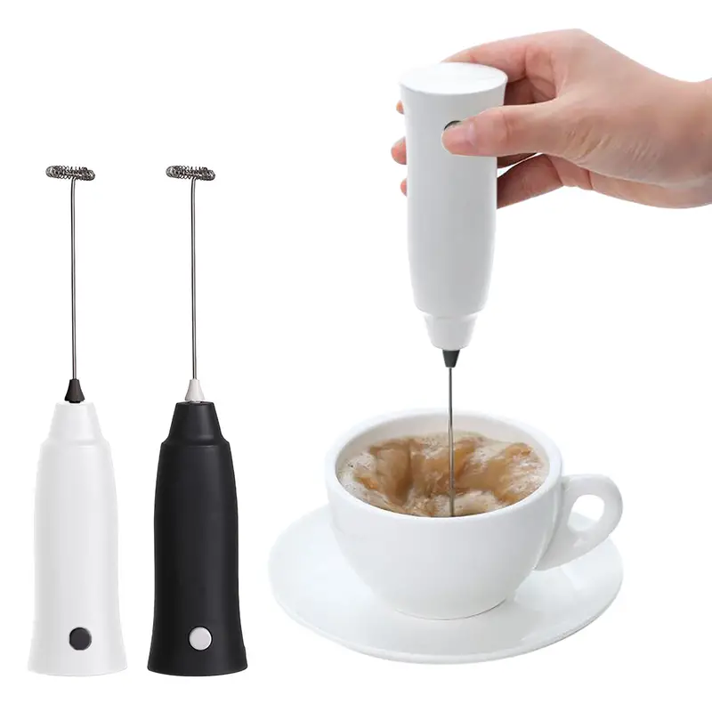 Milk Frother Handheld Mixer Electric Coffee Foamer Egg Beater Mini Portable Blenders Home Kitchen Whisk Tool details 0