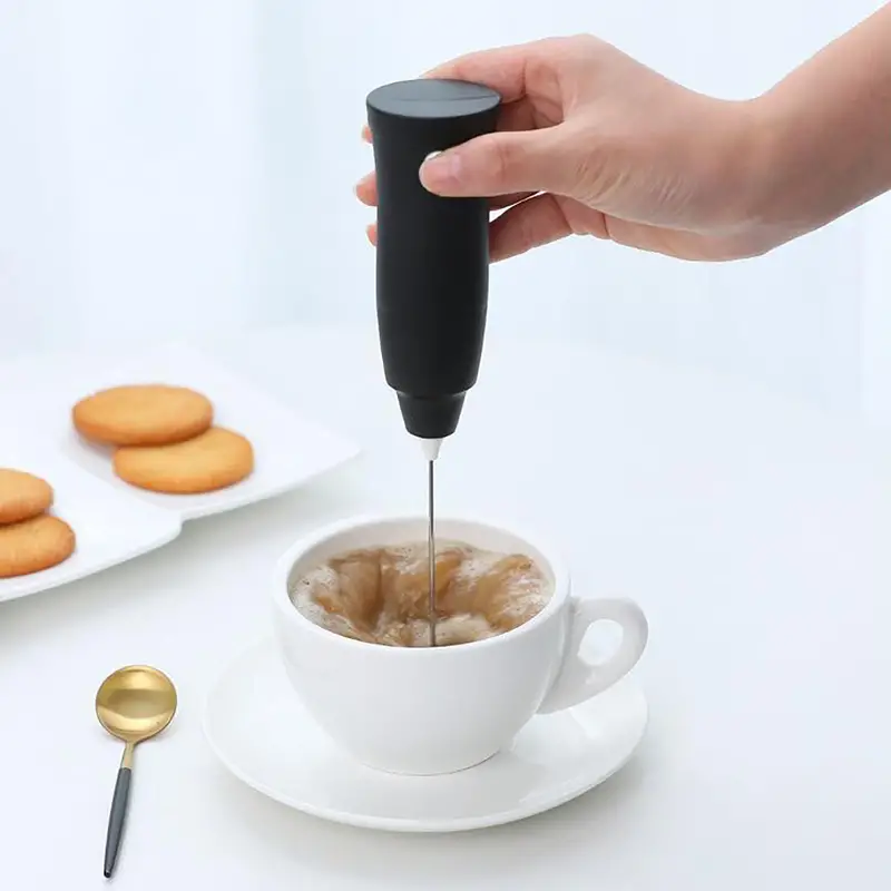 Milk Frother Handheld Mixer Electric Coffee Foamer Egg Beater Mini Portable Blenders Home Kitchen Whisk Tool details 4