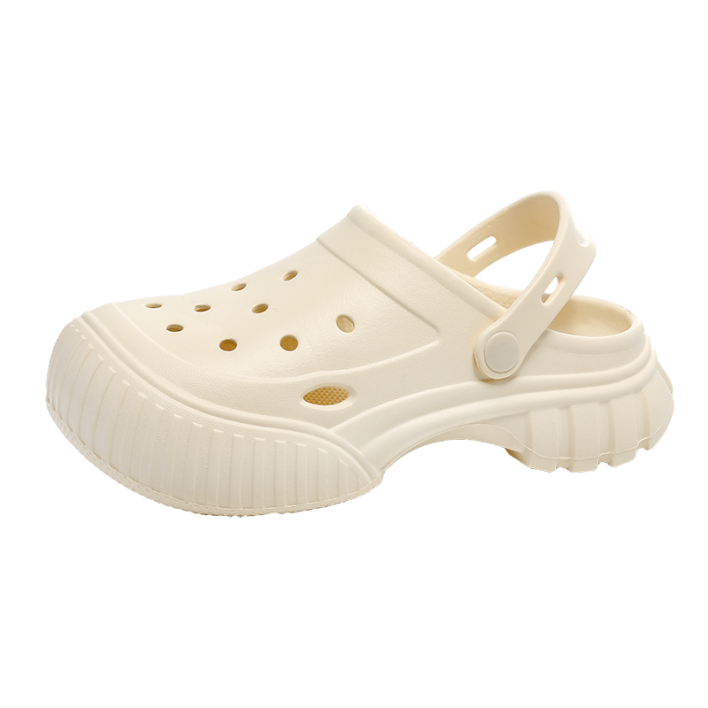 Thick bottom hot sale crocs