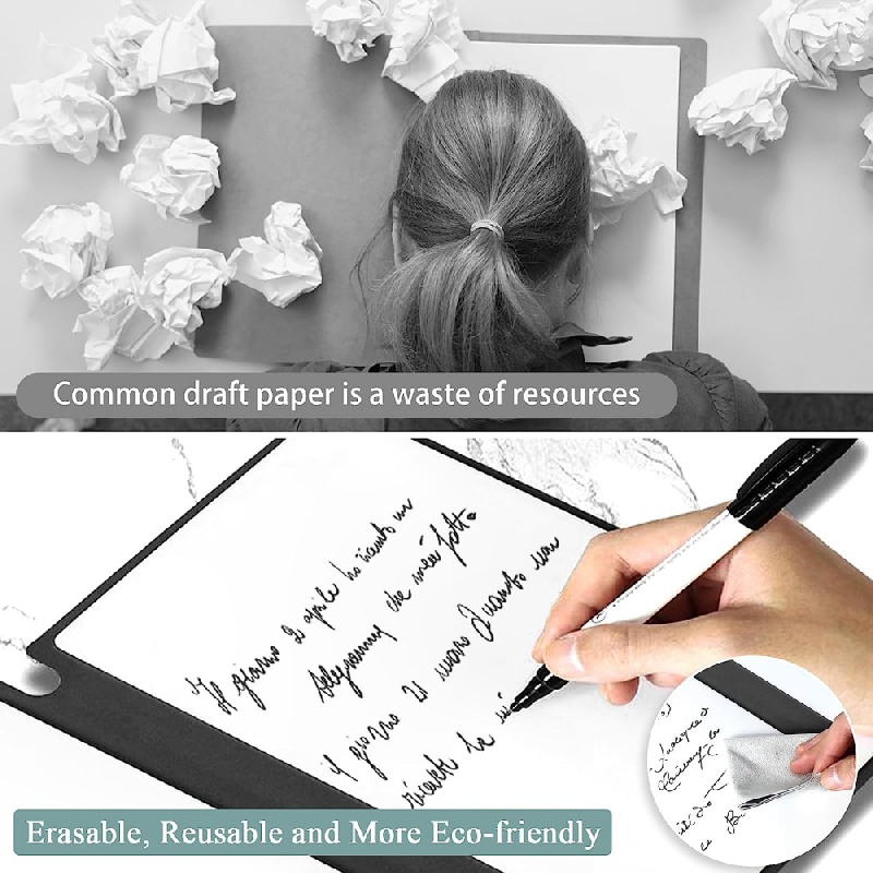 Whiteboard Drawing Board Portable Notebook Whiteboard Easy - Temu