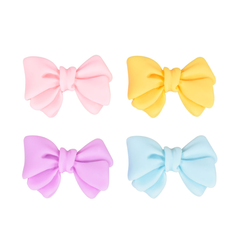 10pcs/Pack Cute Bow Resin Charms for Earring Bracelet Pendant Jewelry  Findings Phone Making