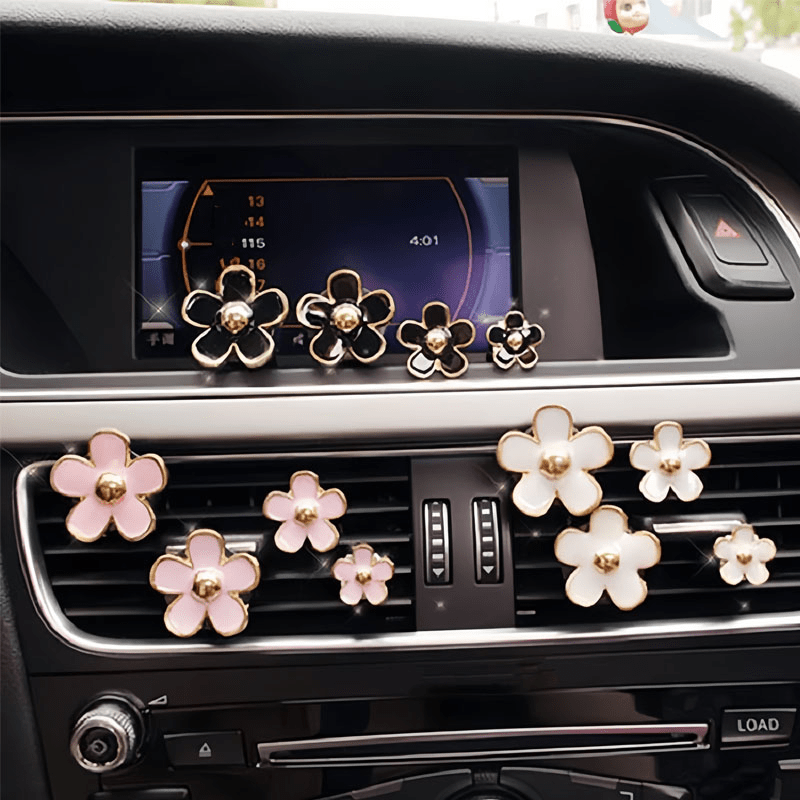 Car Air Fresheners for Women Automotive Vent Decorate Accessories 5 Pieces  Cute Flower Butterfly Car Vent Clips Scents Fresheners, Home Car Office