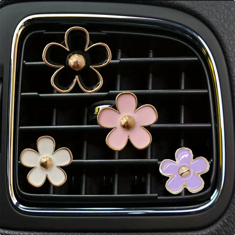 Daisy Flower Air Vent Clip Air Conditioning Outlet Clip Car - Temu