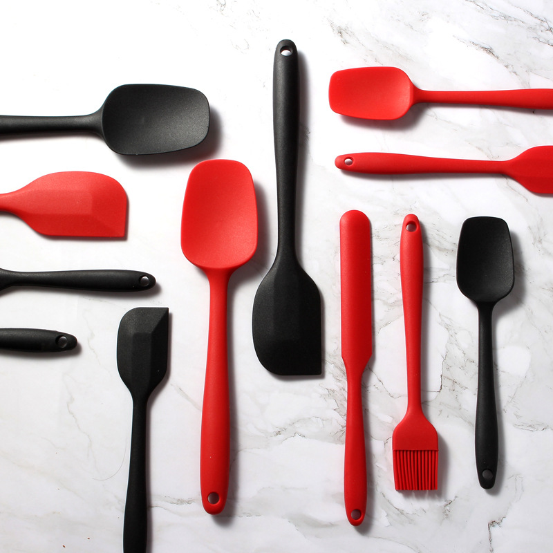 Silicone Red Kitchen Utensil (Set of 24)