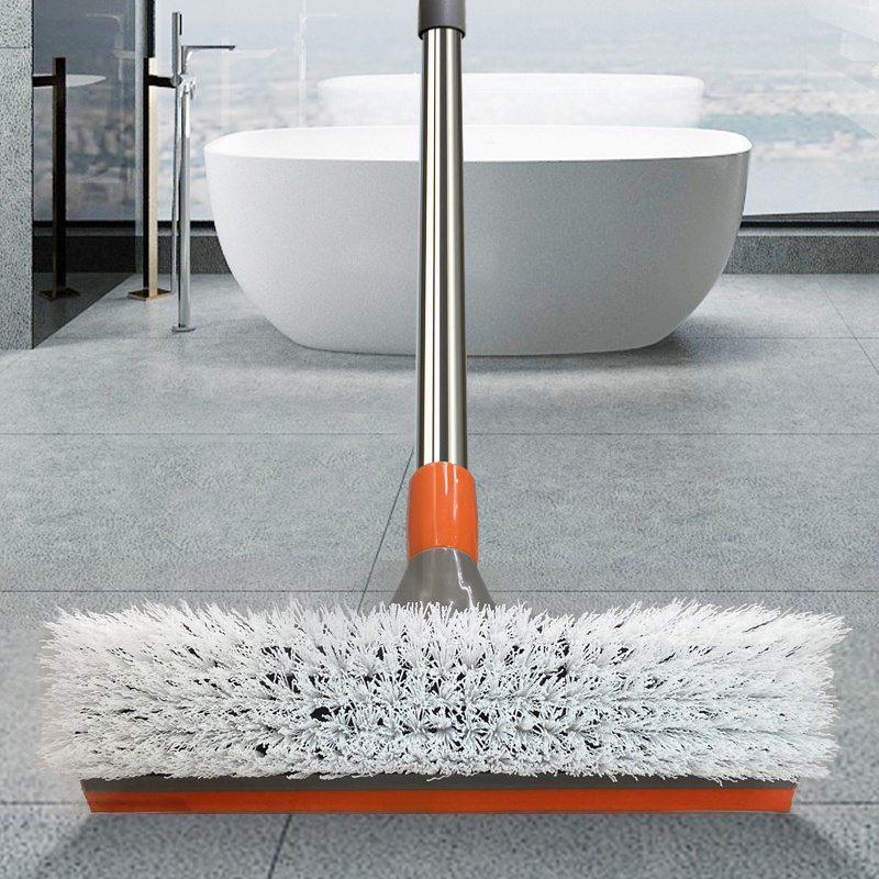 1pc Bathroom Floor Brush, 88.5cm/34.8inch, Rotating Scrub Brush