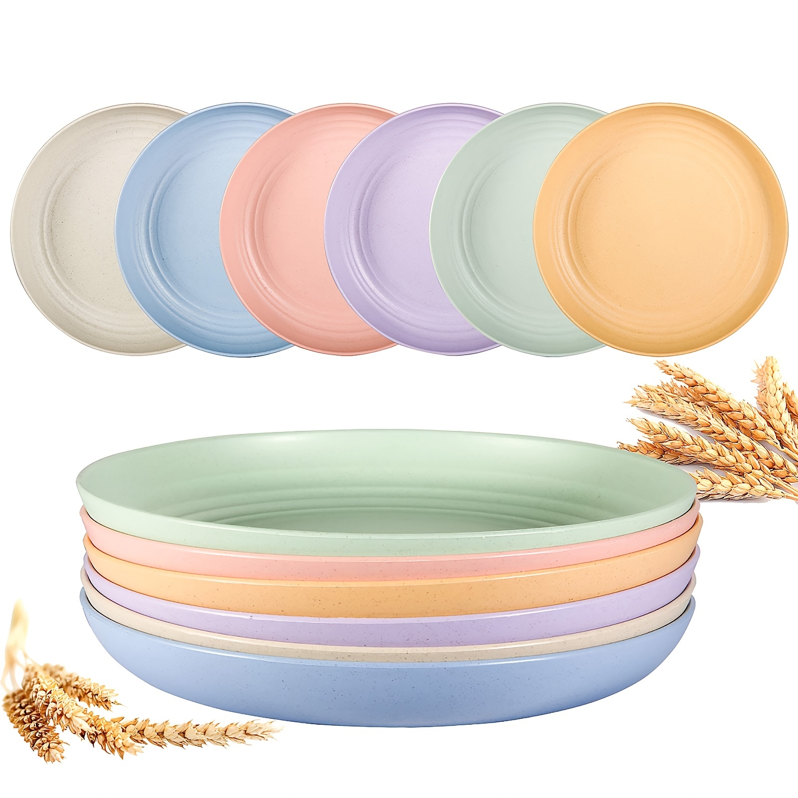 Divided Portion Plates, Dessert Salad Plate, Pp Dinner Plate, Microwave &  Dishwasher Safe, Tableware - Temu
