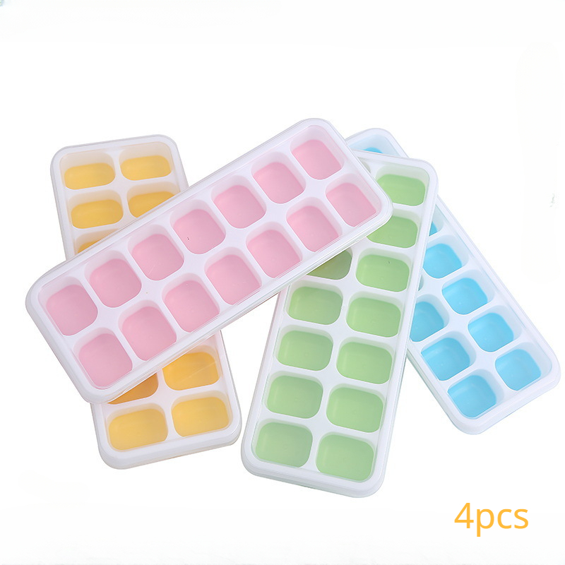 Ice Cube Mold, Silicone Ice Cube Tray, Multifunctional Household Chocolate  Mold With Removable Lid, Stackable Ice Trays With Covers For Freezer  Cocktail, Kitchen Stuff, Kitchen Tool - Temu