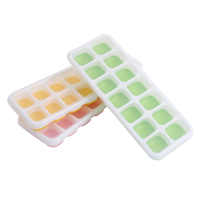 Ice Cube Mold, Silicone Ice Cube Tray, Multifunctional Household Chocolate  Mold With Removable Lid, Stackable Ice Trays With Covers For Freezer  Cocktail, Kitchen Stuff, Kitchen Tool - Temu