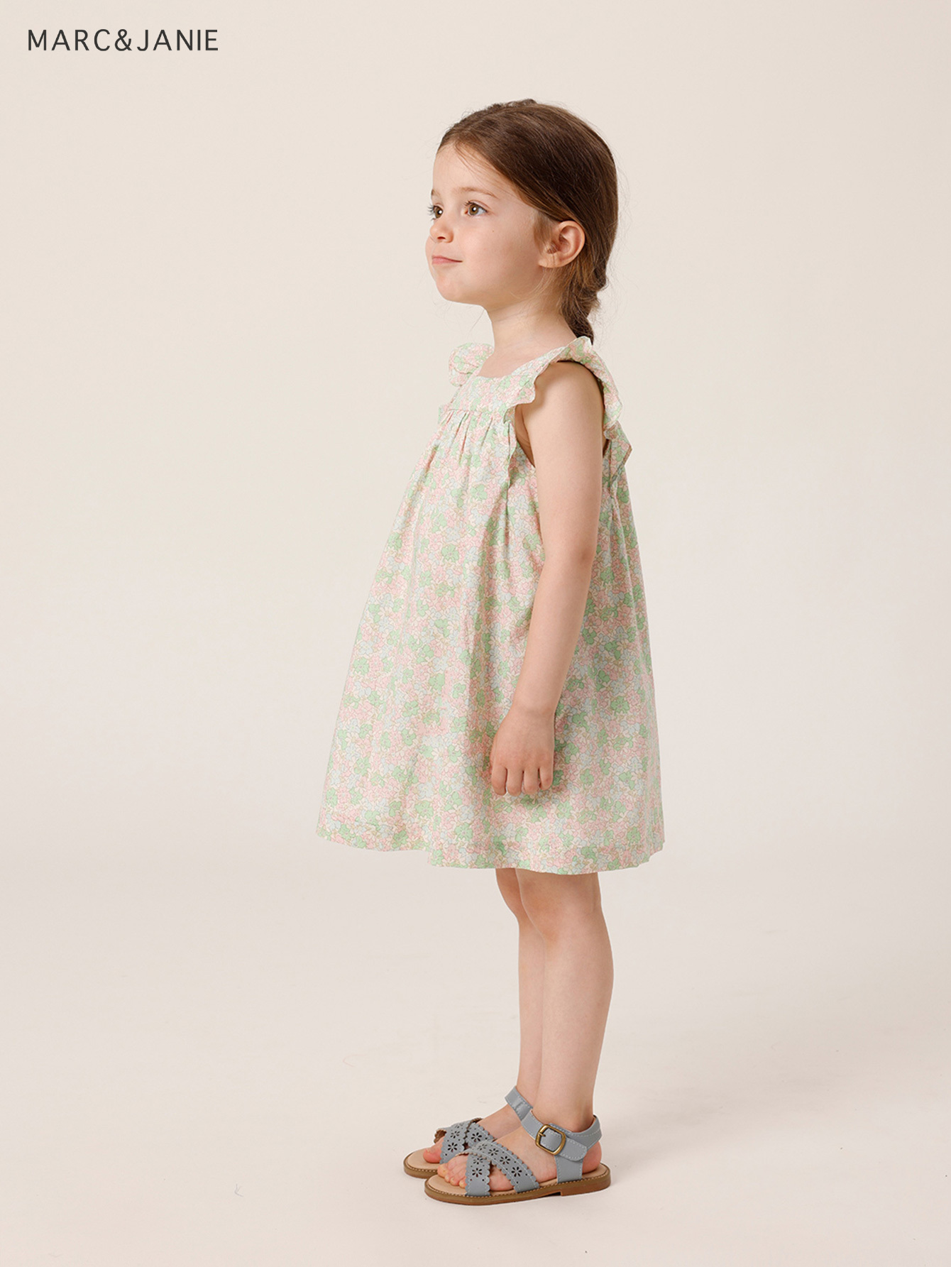 Youth Swing Top | Blue Ditsy Floral