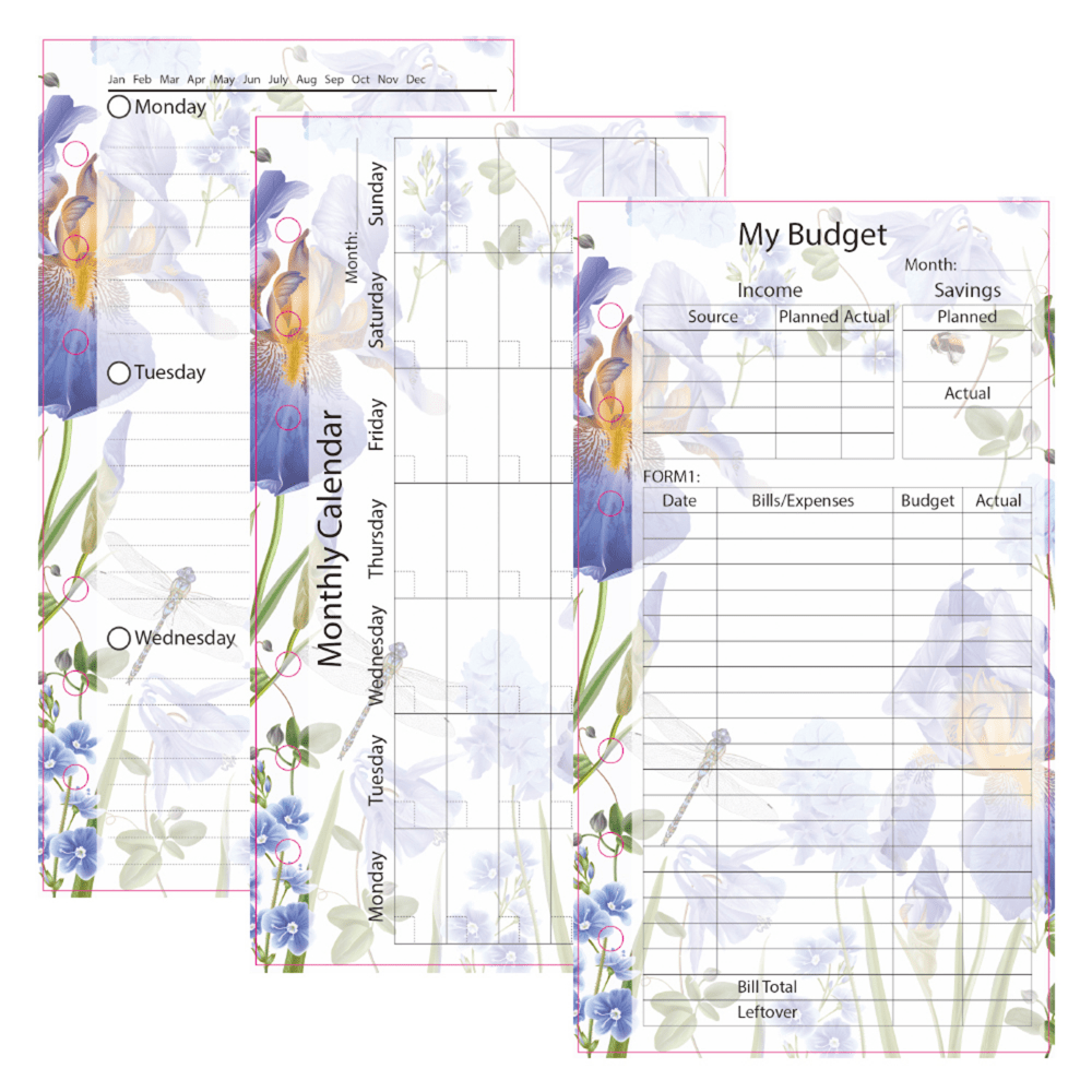 82 Feuilles/pack Formulaire De Facture Coloré, Recharge De Système