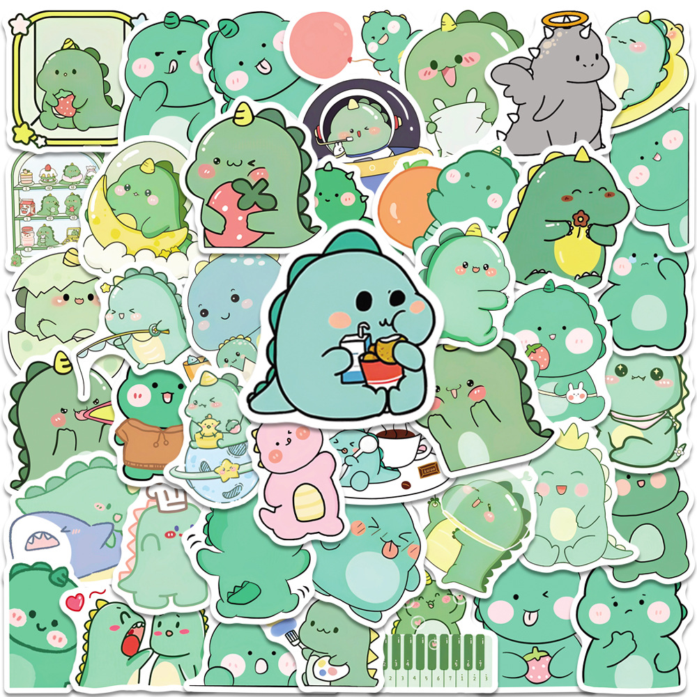 50PCS Cartoon Cute Colorful Waterproof Stickers Vinyl Stickers for