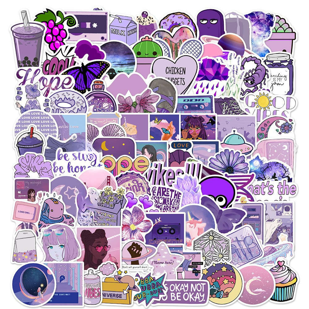 Purple aesthetic (also with a pic of my oc)