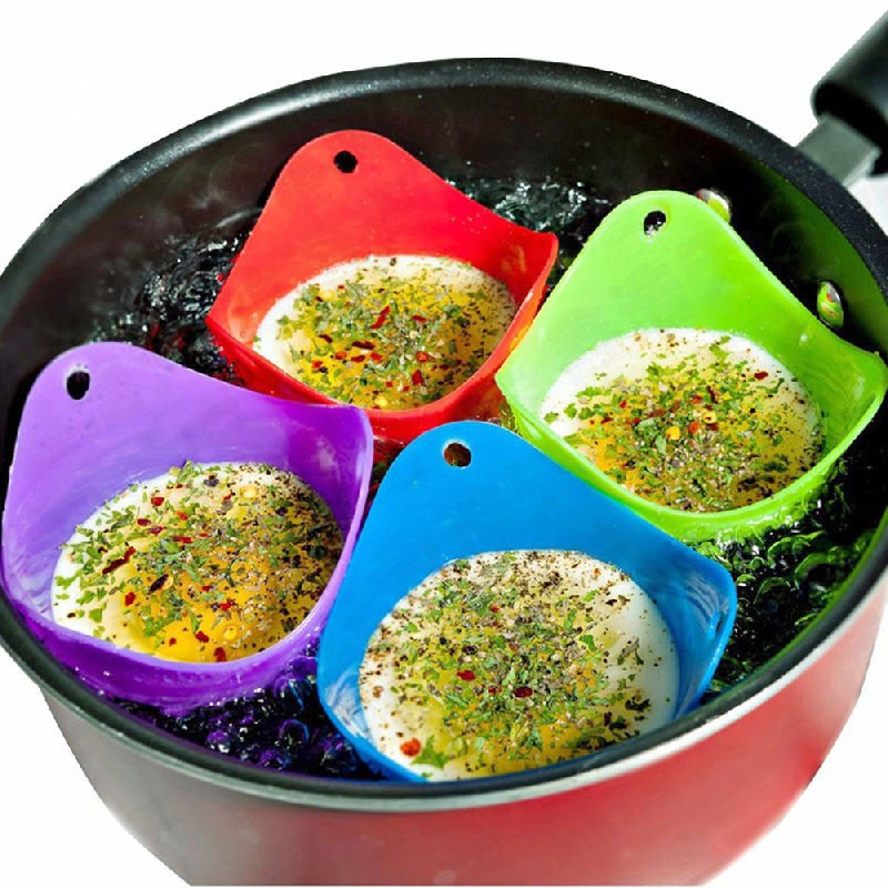 Silicone Non-stick Egg Poachers, Poached Egg Cups for Steaming Microwaving  Boiling, 2 Pieces - Fry's Food Stores