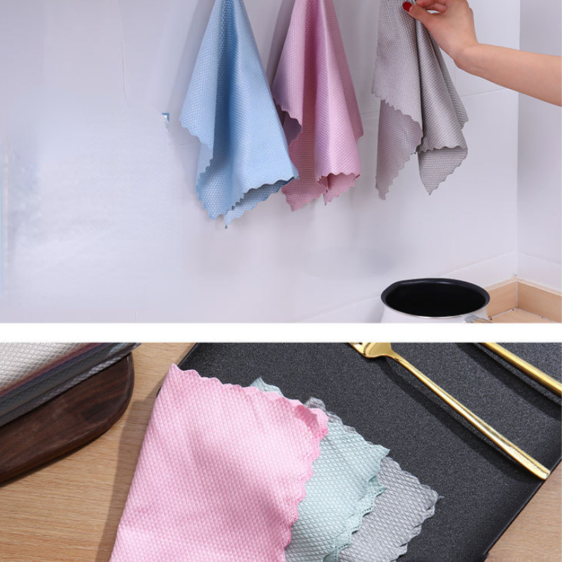 Square Cleaning Cloth Wipe The Glass Without Leaving Marks - Temu