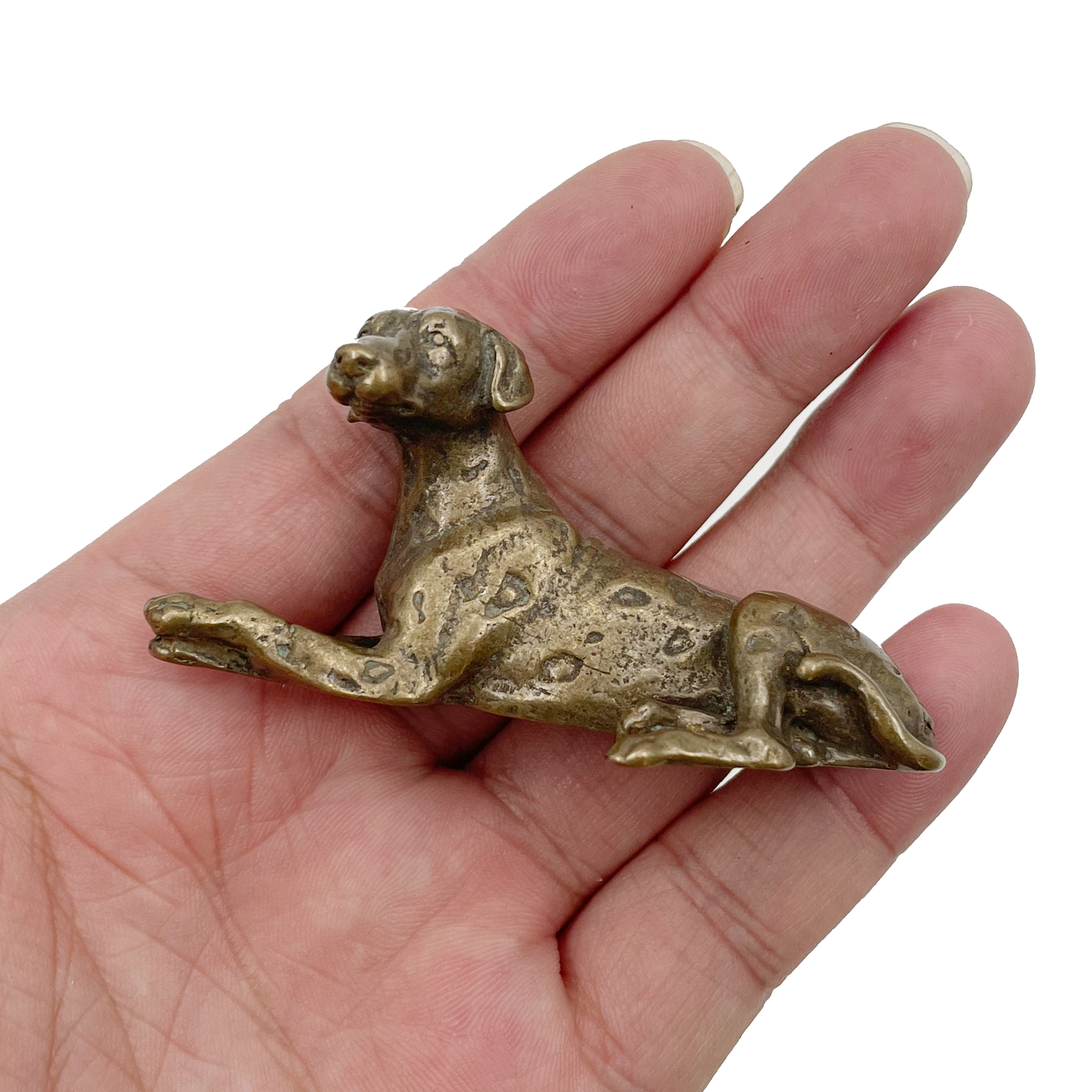 3CM Retro Copper Hedgedog Small Ornament Solid Brass Animal Miniature  Figurines Antique Handcrafts Tea Table Decoration Accessories