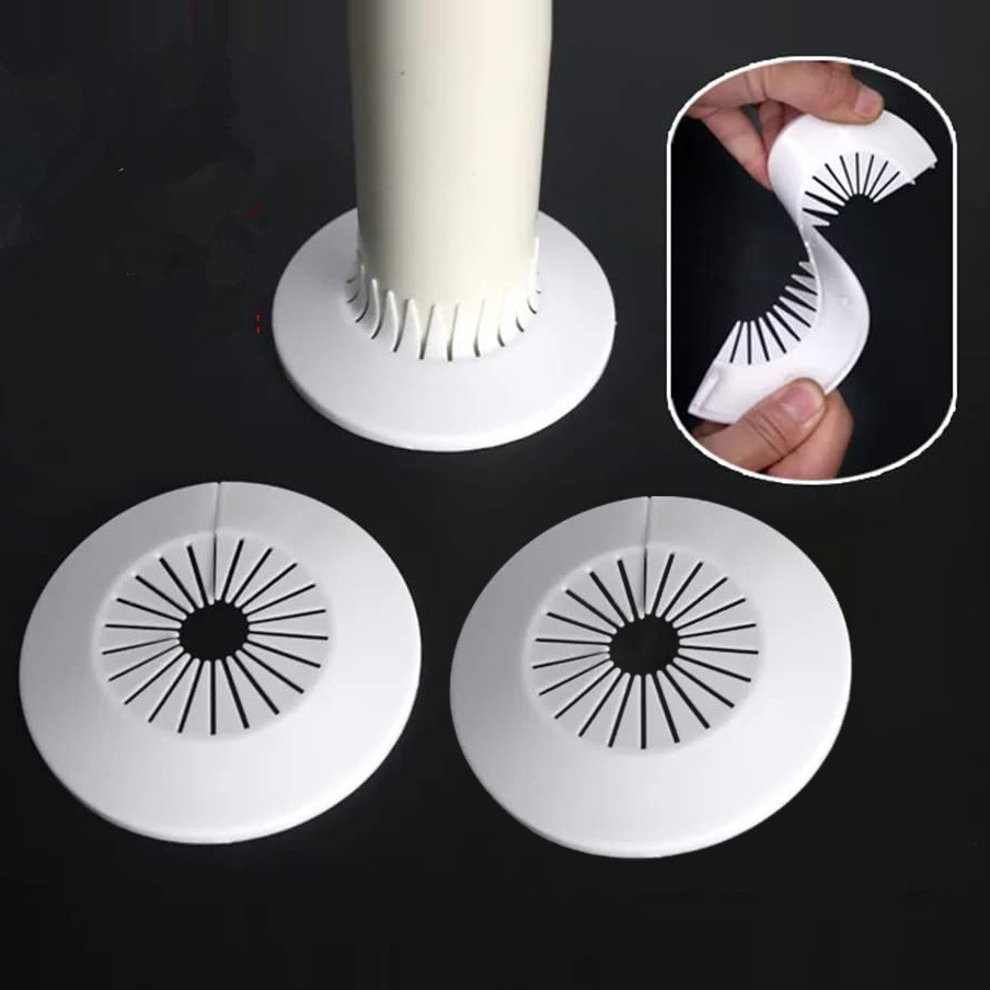 12pcs Pipe Cover Decoration Water Pipe Wall Cover Plastic Radiator Pipe  Cover
