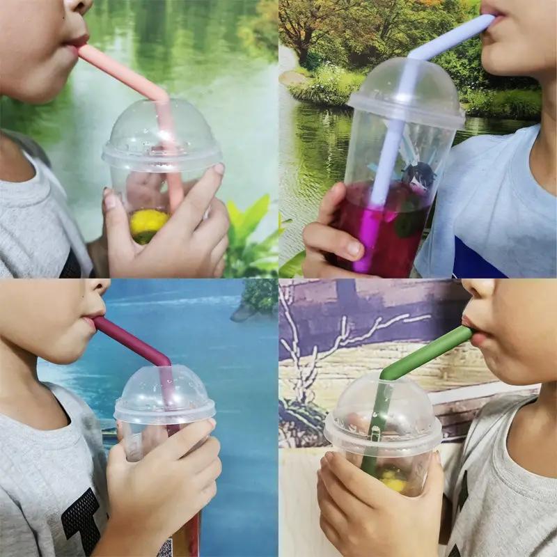 Softy Straws - Reusable Silicone Straws for Hot & Cold Drinks