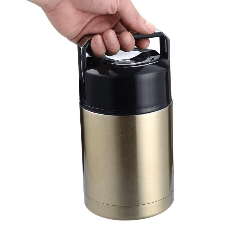 Insulated Lunch Containers Hot Food Jar, Wide Mouth Lunch Thermos For Hot  Food Adults Vacuum Stainless Steel Thermos Lunch Box With Handle For School