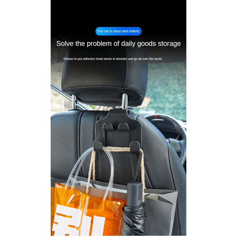 Car Mobile Phone Holder Storage Hook for Rear Seat Backrest