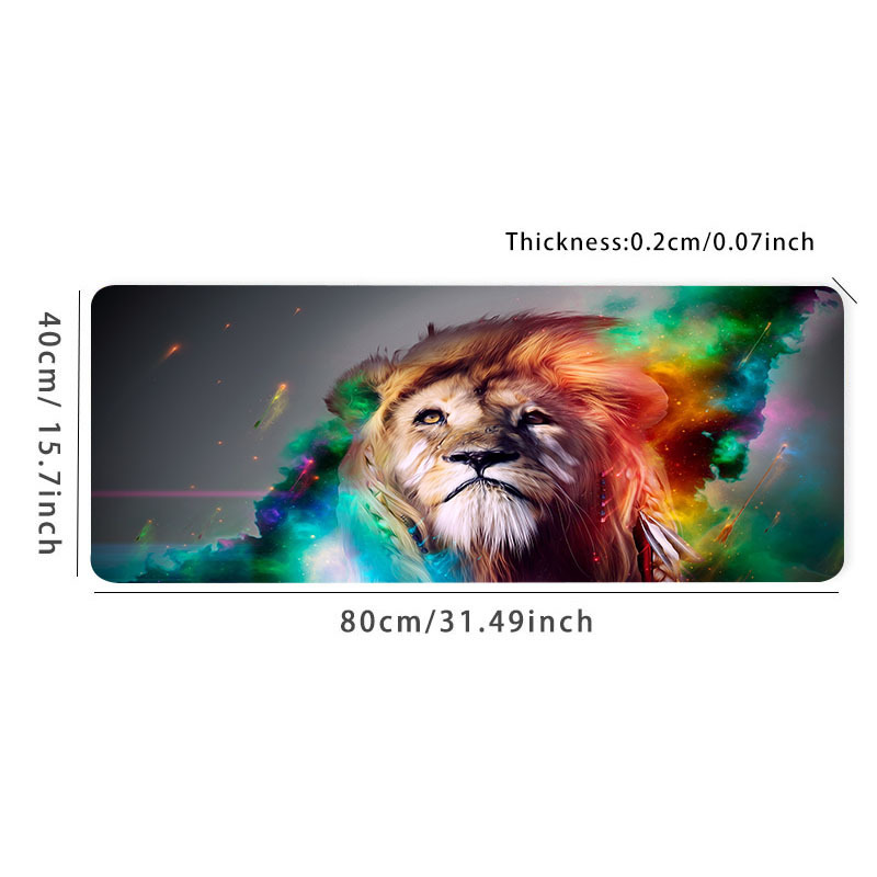 Lion Large Gaming Mouse Pad - Enhance Your Gaming Experience