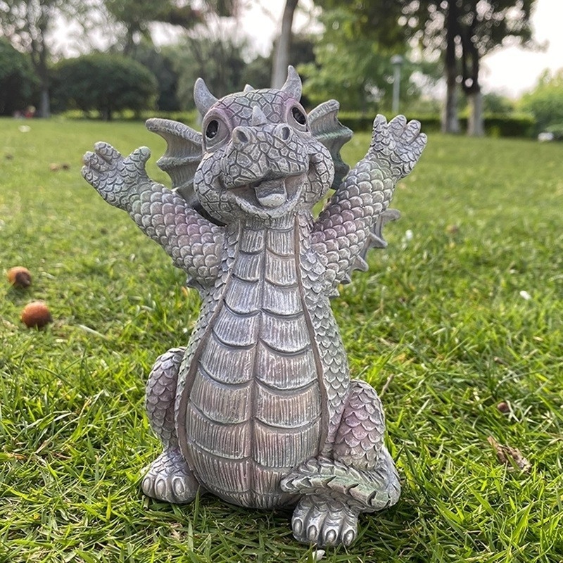 1 Estatua Jardín Decoración Aire Libre Figuras Dinosaurios - Temu