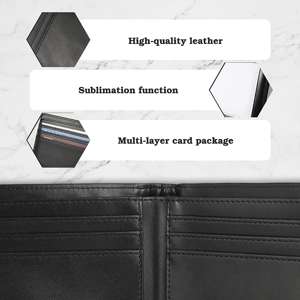 Men's Leather Wallet Mockup Wallet Mockup Wallet PU 