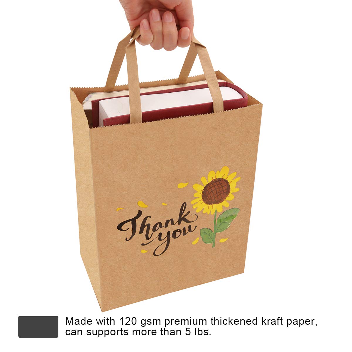 4 lb Kraft Grocery Bag, Small Kraft Paper Bags