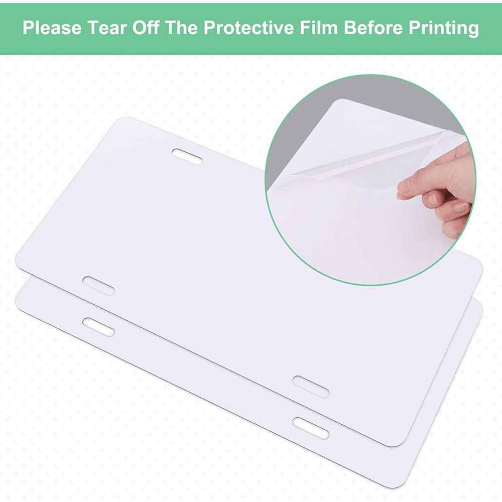 3 Pieces Sublimation Aluminum Photo Blanks Metal Aluminum Sign Blanks Plate  for DIY Thermal Sublimation Printing